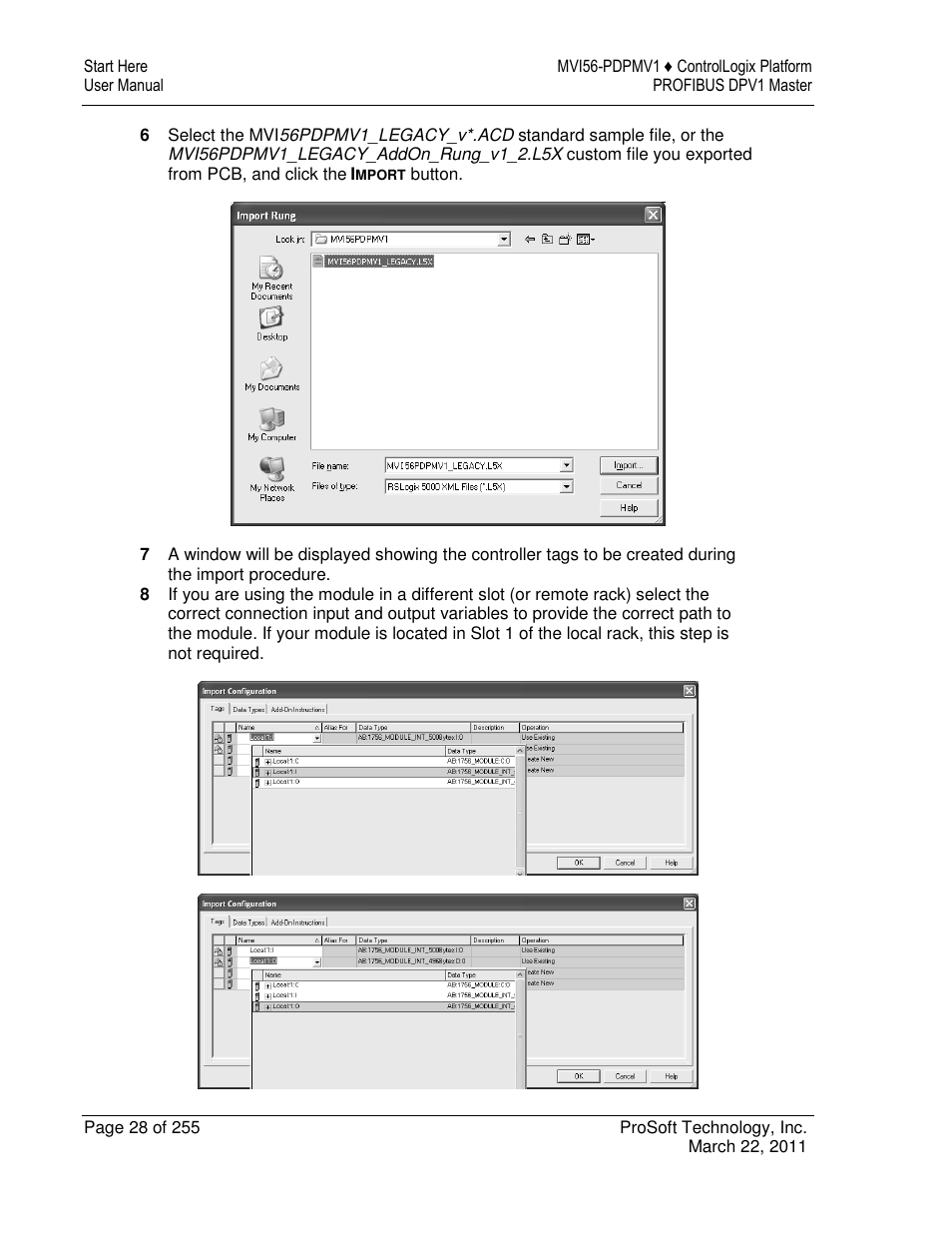 ProSoft Technology MVI56-PDPMV1 User Manual | Page 28 / 255