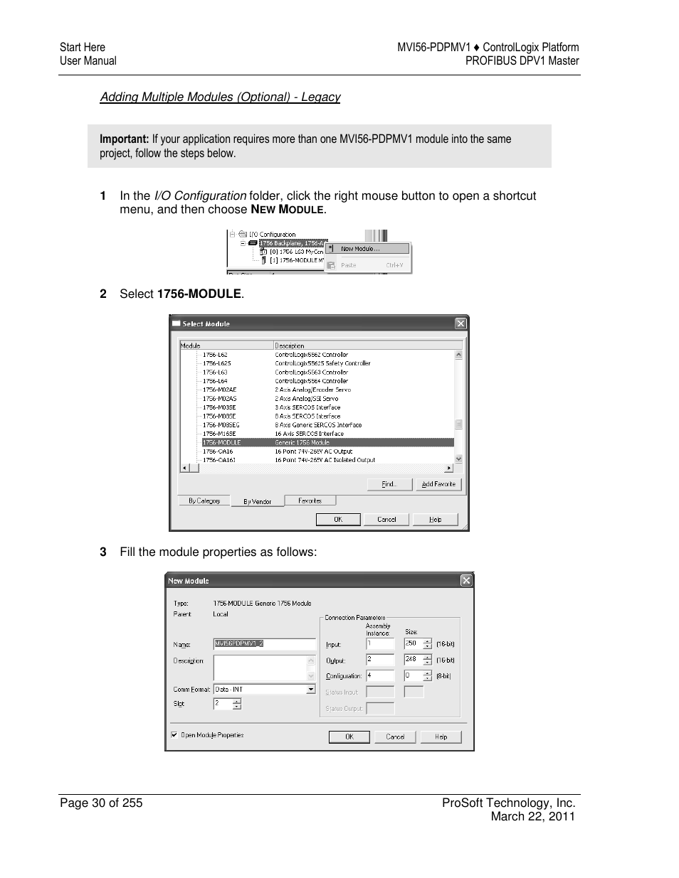 ProSoft Technology MVI56-PDPMV1 User Manual | Page 30 / 255