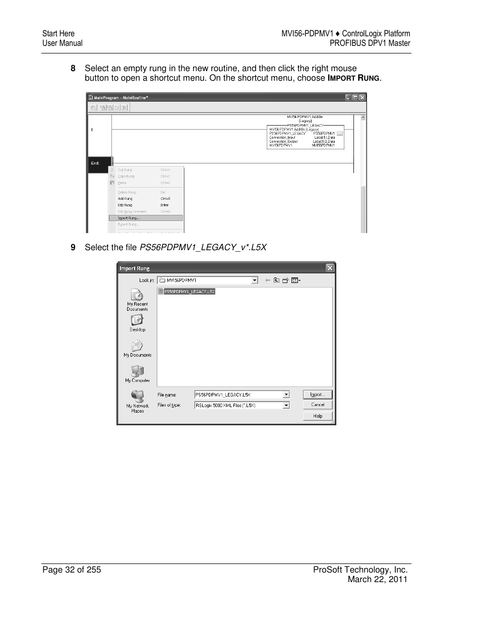 ProSoft Technology MVI56-PDPMV1 User Manual | Page 32 / 255