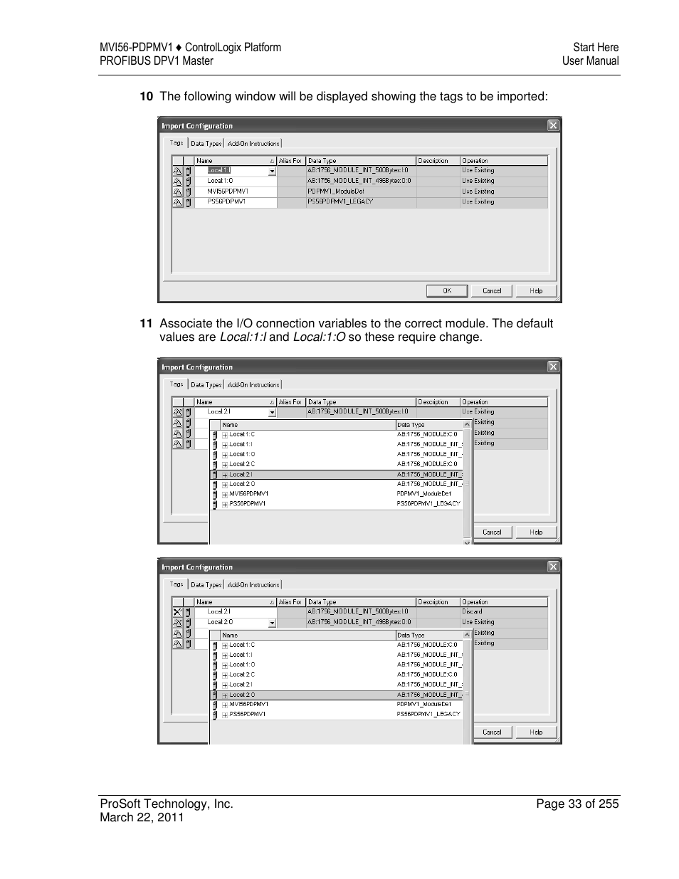 ProSoft Technology MVI56-PDPMV1 User Manual | Page 33 / 255