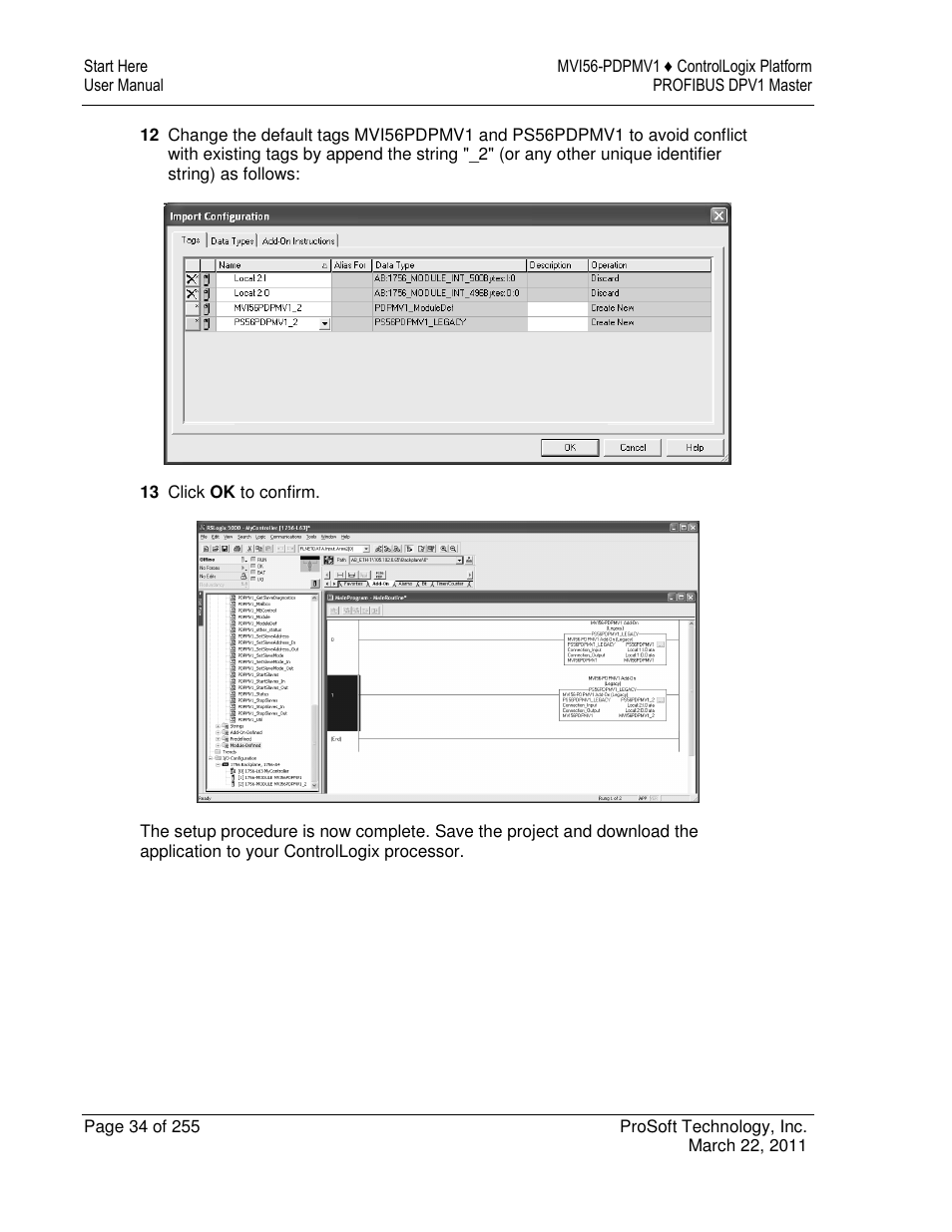 ProSoft Technology MVI56-PDPMV1 User Manual | Page 34 / 255