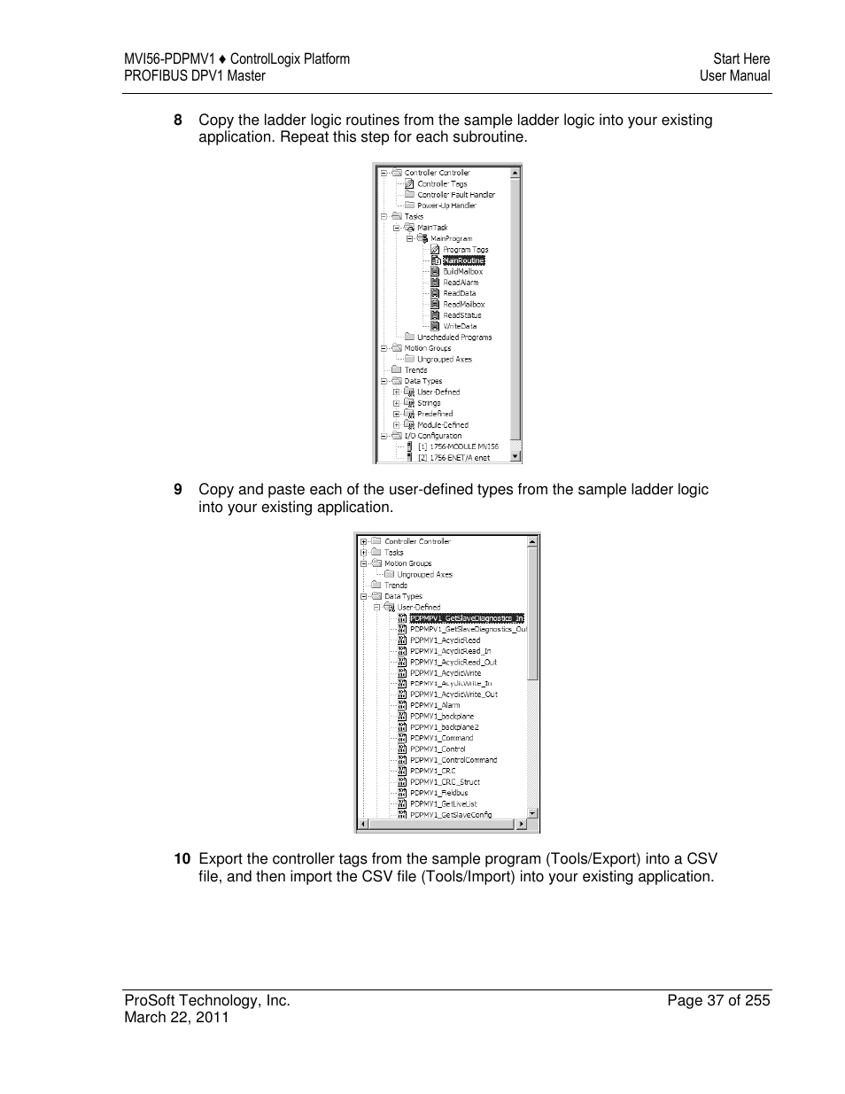 ProSoft Technology MVI56-PDPMV1 User Manual | Page 37 / 255