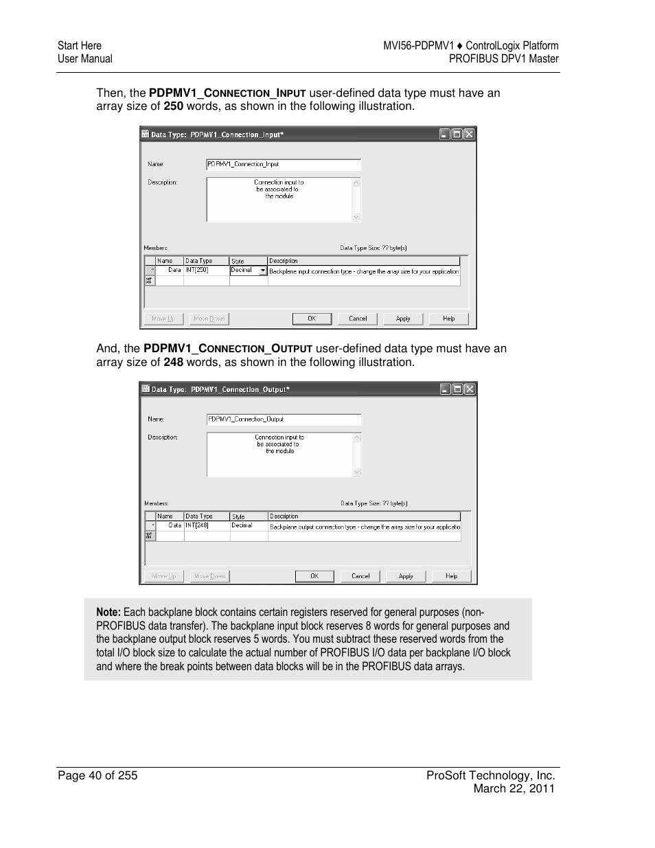 ProSoft Technology MVI56-PDPMV1 User Manual | Page 40 / 255
