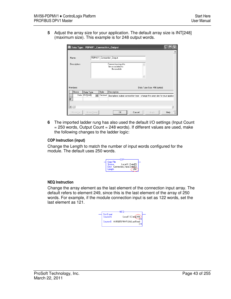 ProSoft Technology MVI56-PDPMV1 User Manual | Page 43 / 255