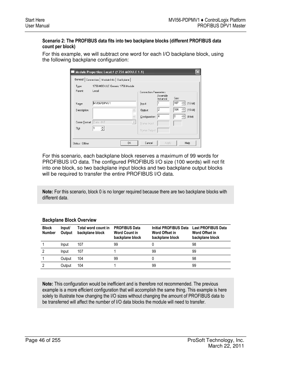 ProSoft Technology MVI56-PDPMV1 User Manual | Page 46 / 255