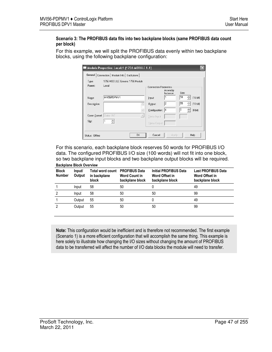 ProSoft Technology MVI56-PDPMV1 User Manual | Page 47 / 255