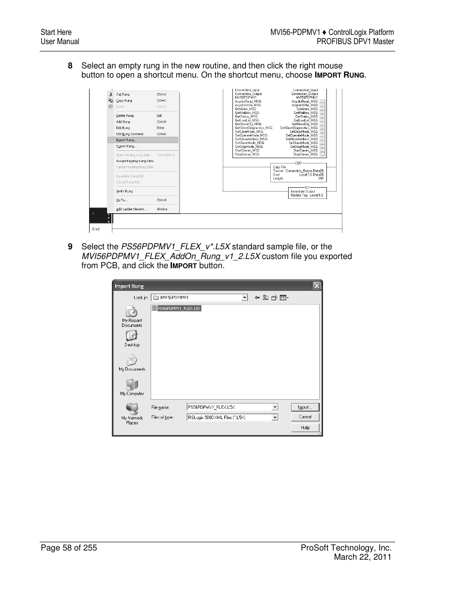 ProSoft Technology MVI56-PDPMV1 User Manual | Page 58 / 255