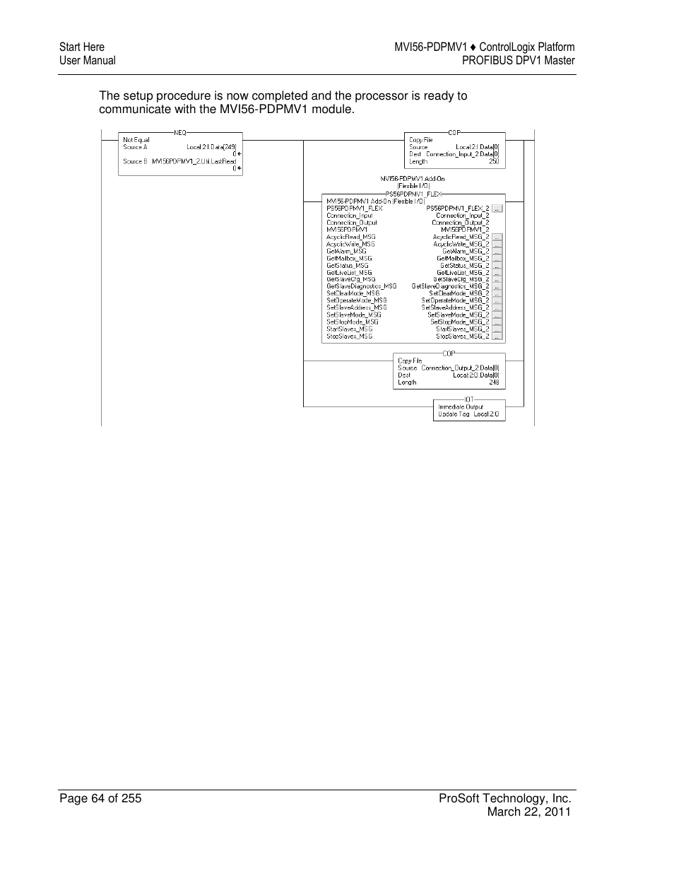 ProSoft Technology MVI56-PDPMV1 User Manual | Page 64 / 255