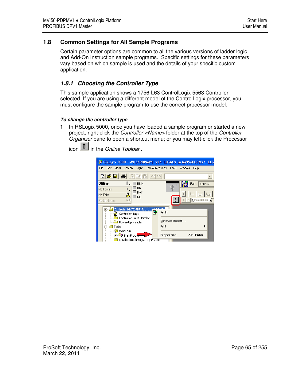 ProSoft Technology MVI56-PDPMV1 User Manual | Page 65 / 255