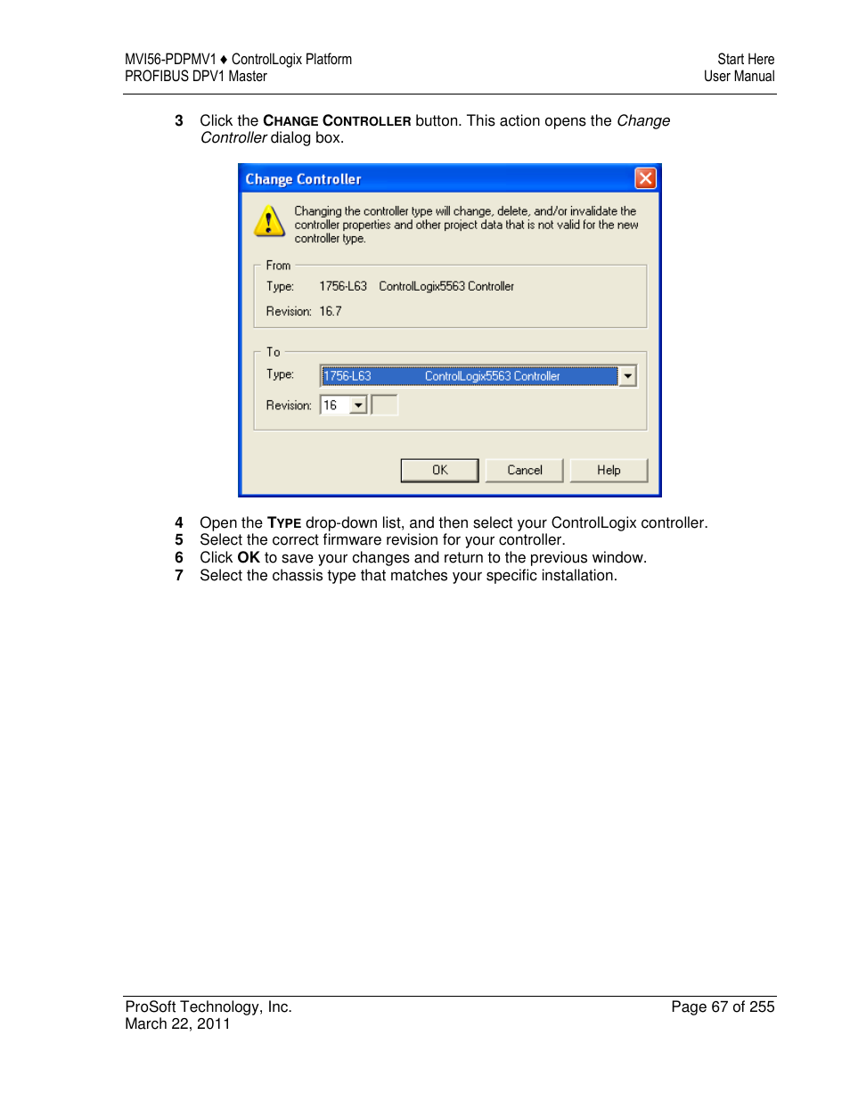 ProSoft Technology MVI56-PDPMV1 User Manual | Page 67 / 255