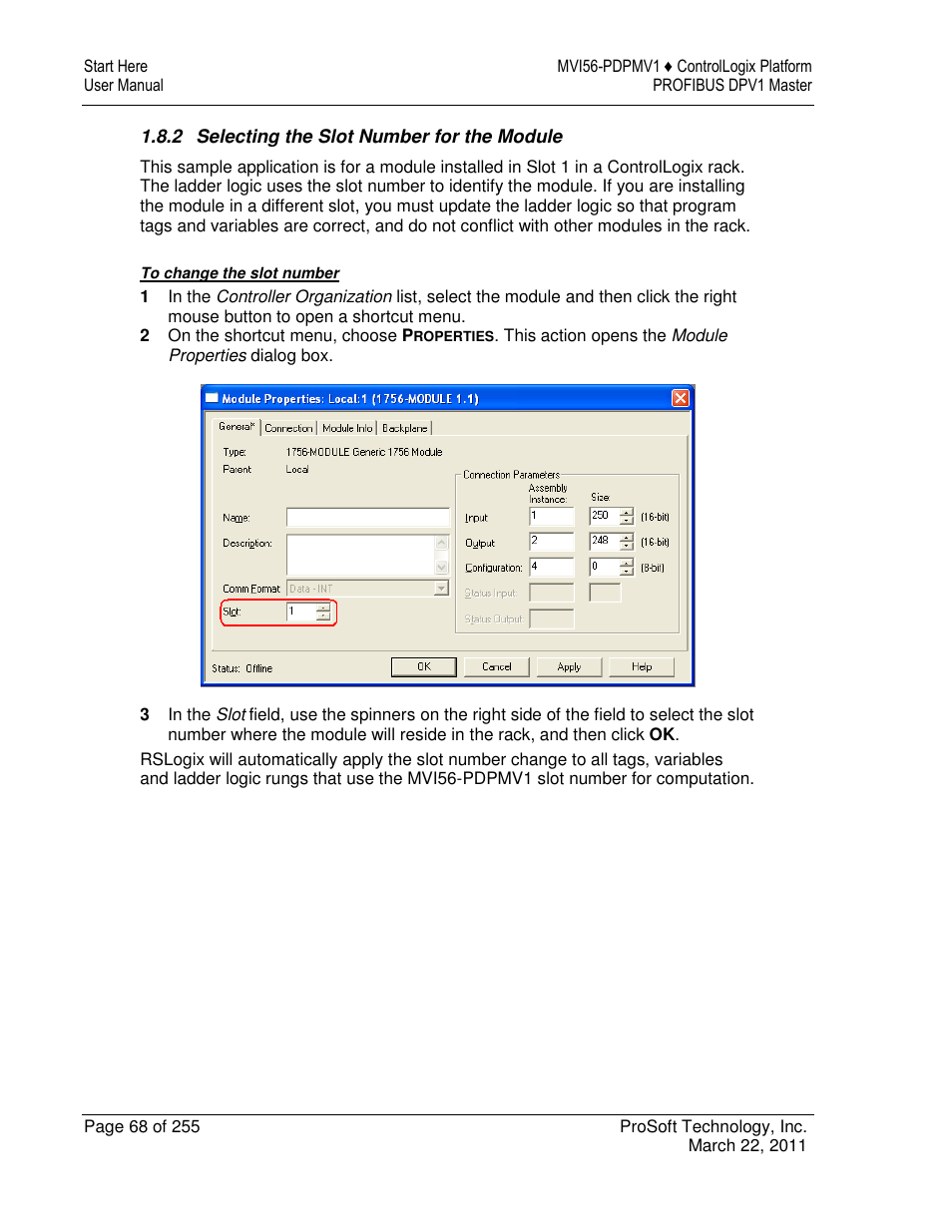 ProSoft Technology MVI56-PDPMV1 User Manual | Page 68 / 255