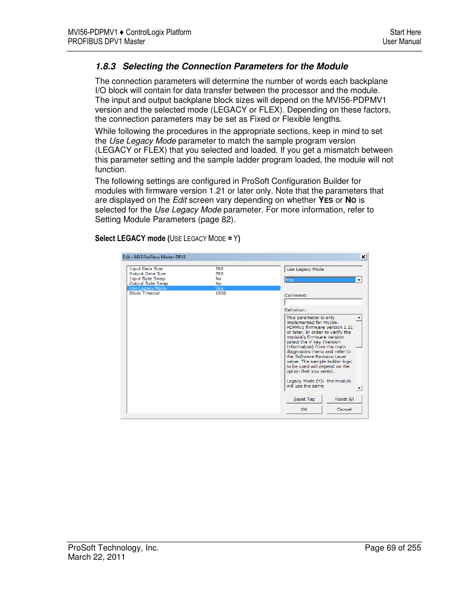 ProSoft Technology MVI56-PDPMV1 User Manual | Page 69 / 255