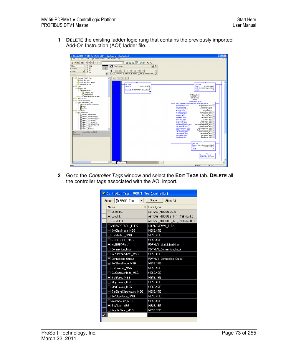 ProSoft Technology MVI56-PDPMV1 User Manual | Page 73 / 255