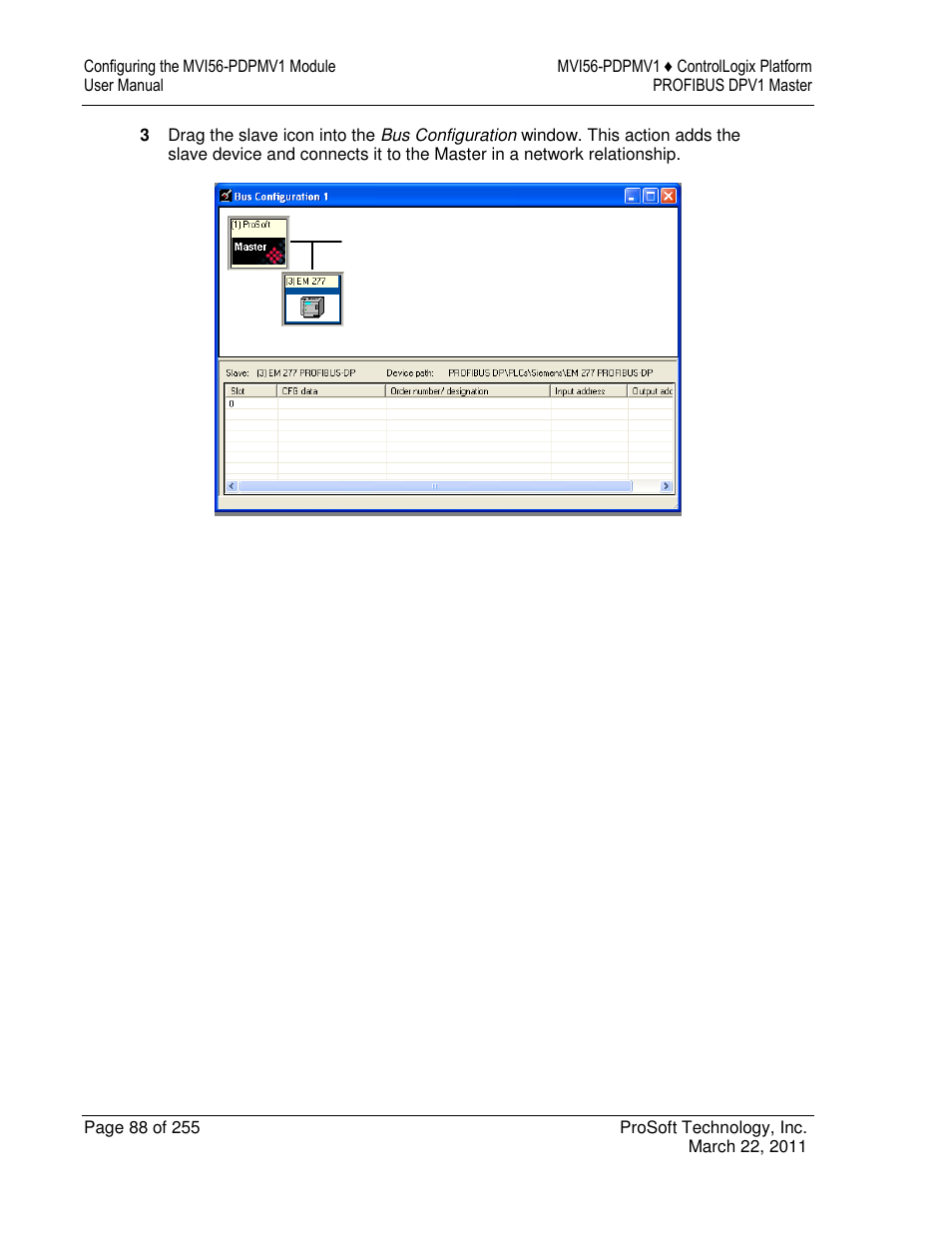 ProSoft Technology MVI56-PDPMV1 User Manual | Page 88 / 255