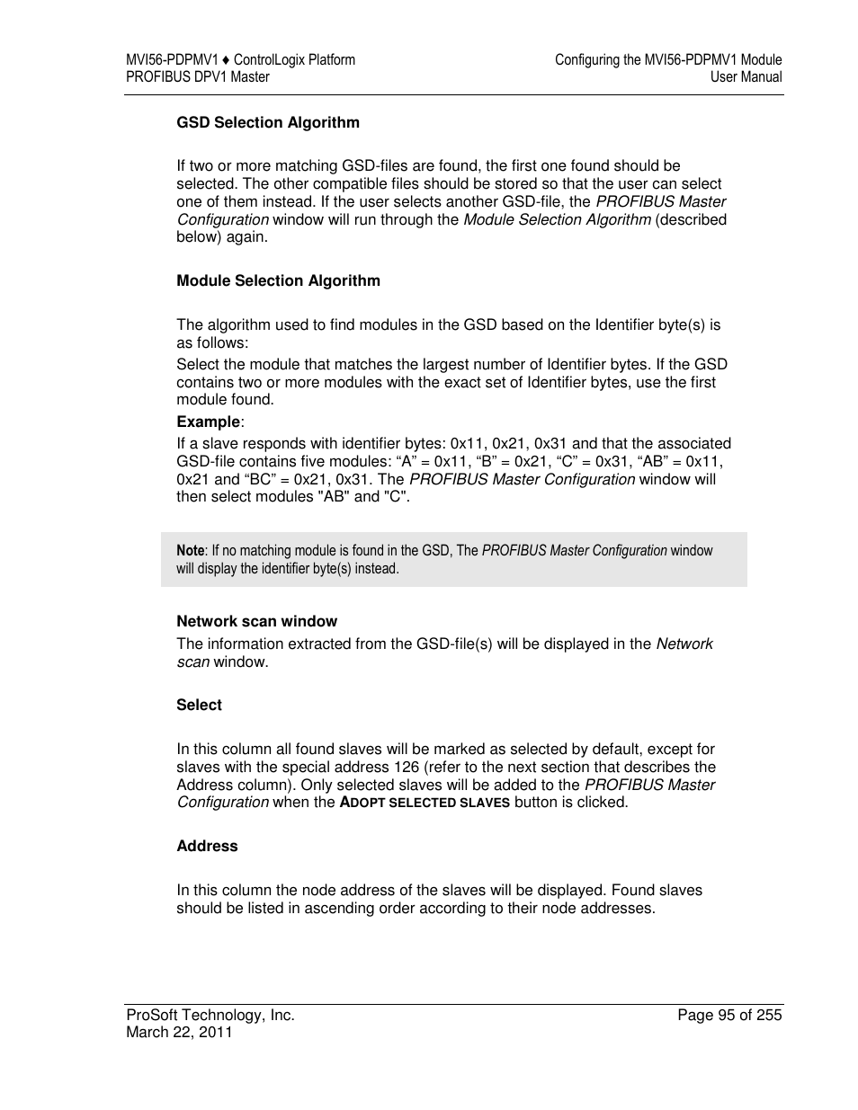 ProSoft Technology MVI56-PDPMV1 User Manual | Page 95 / 255