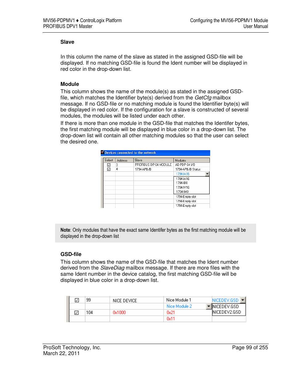 ProSoft Technology MVI56-PDPMV1 User Manual | Page 99 / 255