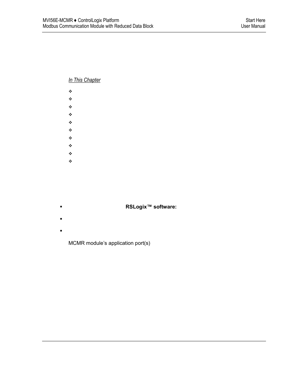 1start here | ProSoft Technology MVI56E-MCMR User Manual | Page 11 / 225