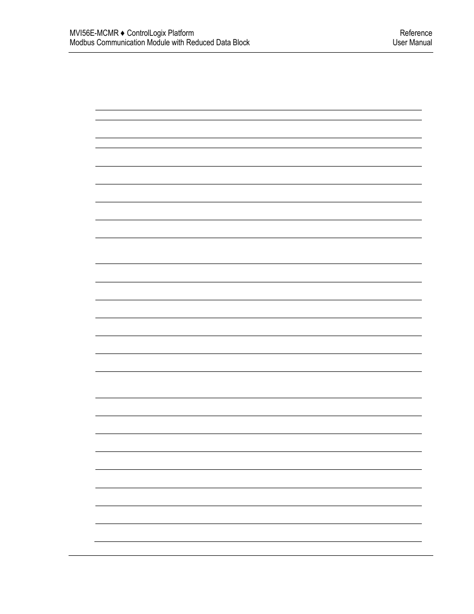 Mvi56e-mcmr status data definition, 5 mvi56e-mcmr status data definition | ProSoft Technology MVI56E-MCMR User Manual | Page 177 / 225