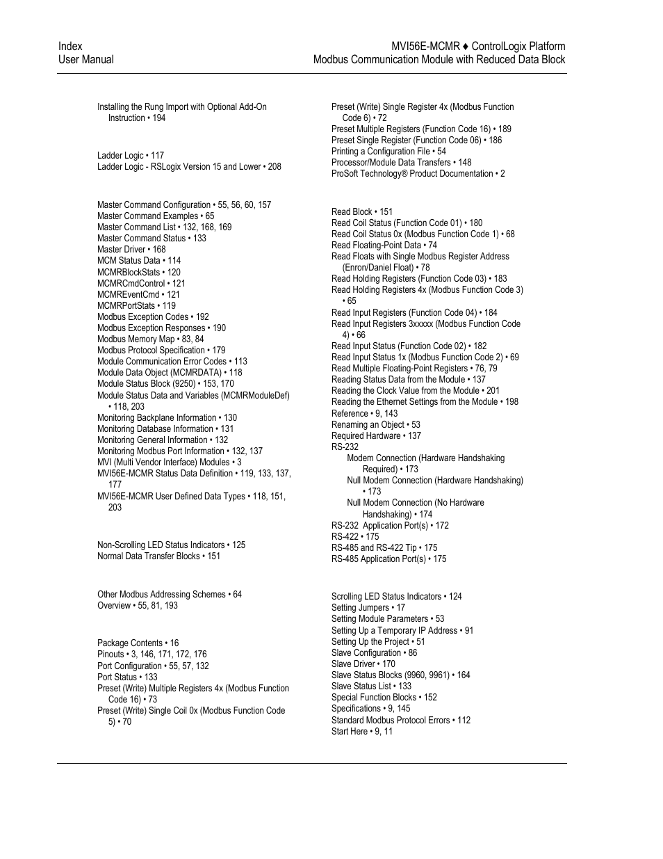 ProSoft Technology MVI56E-MCMR User Manual | Page 224 / 225