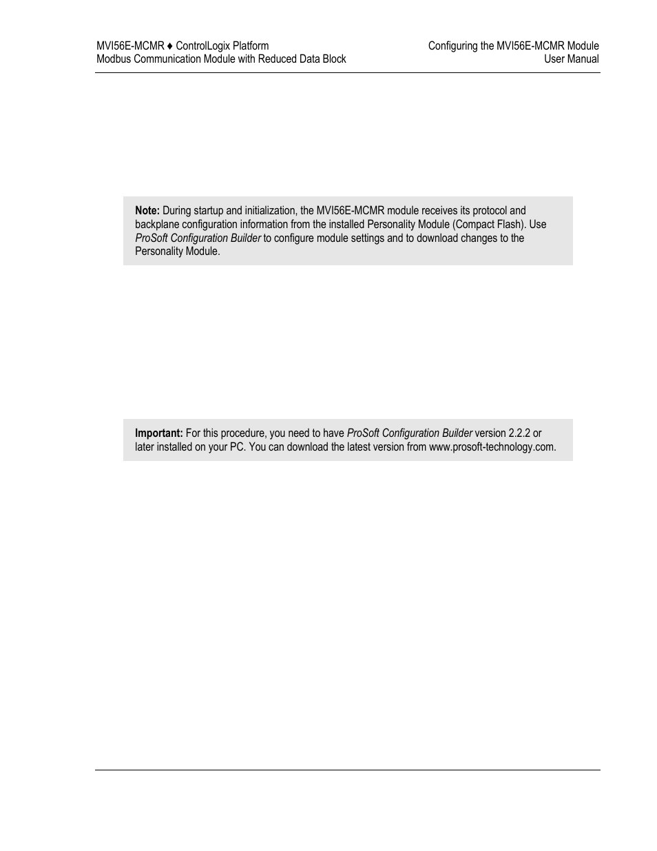 Using prosoft configuration builder software | ProSoft Technology MVI56E-MCMR User Manual | Page 49 / 225