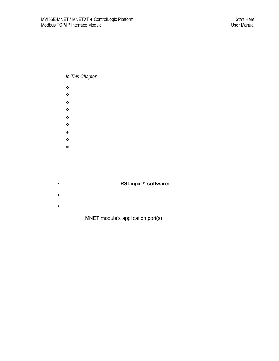 1start here | ProSoft Technology MVI56E-MNET/MNETXT User Manual | Page 11 / 181