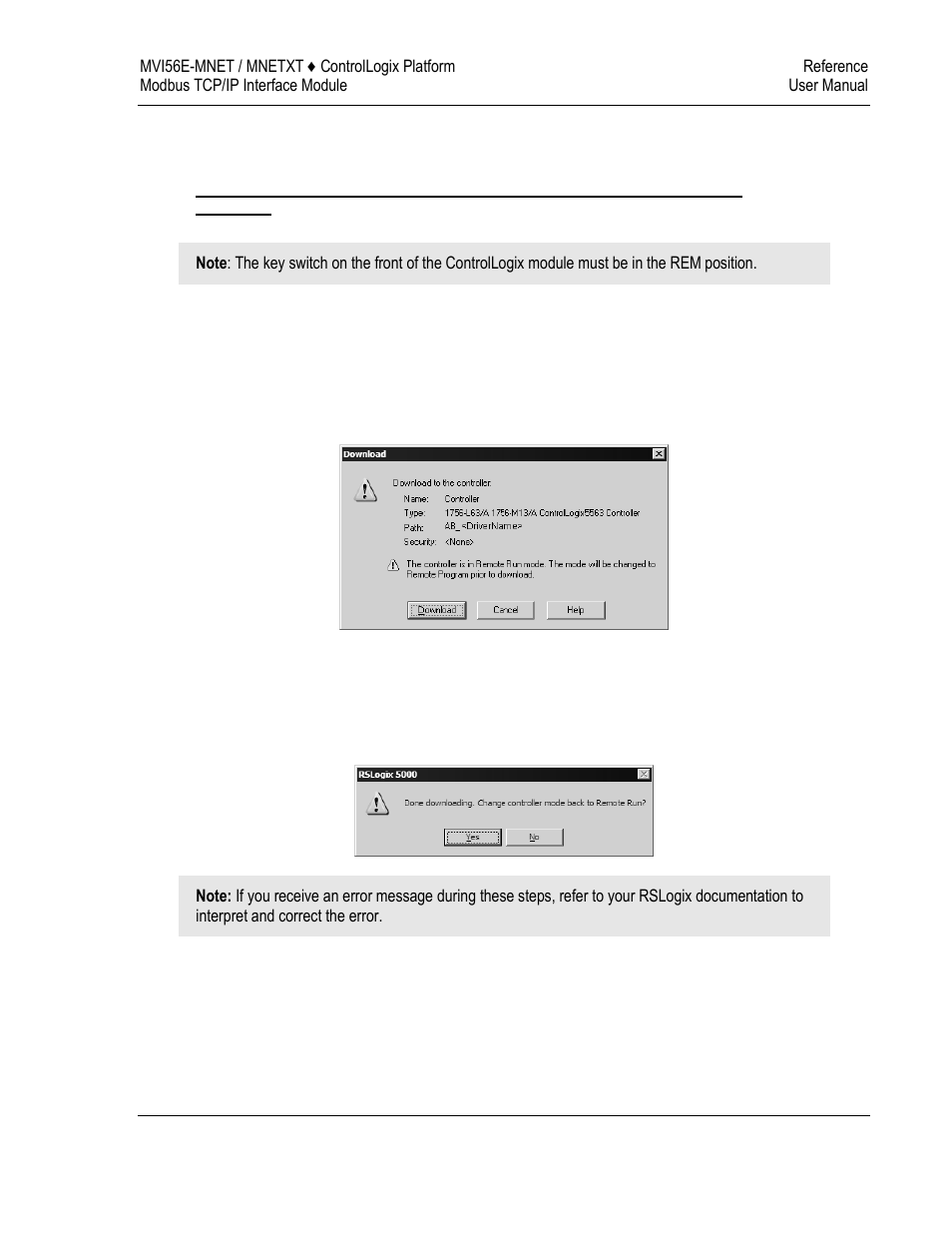 ProSoft Technology MVI56E-MNET/MNETXT User Manual | Page 167 / 181