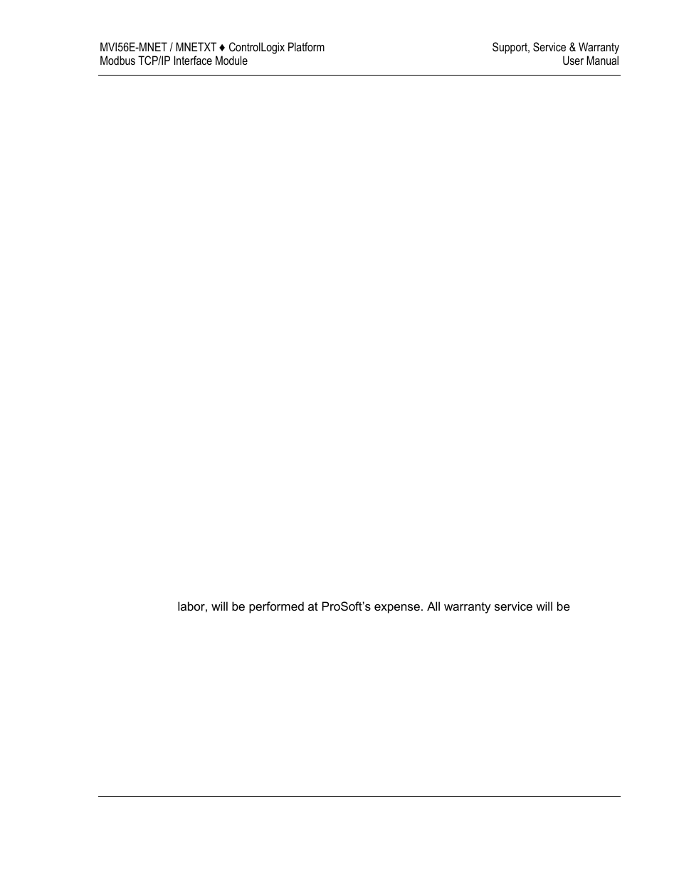 Limited warranty | ProSoft Technology MVI56E-MNET/MNETXT User Manual | Page 173 / 181