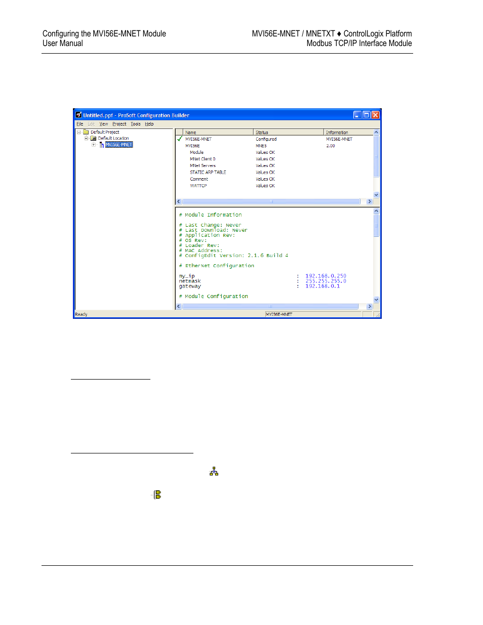 ProSoft Technology MVI56E-MNET/MNETXT User Manual | Page 40 / 181