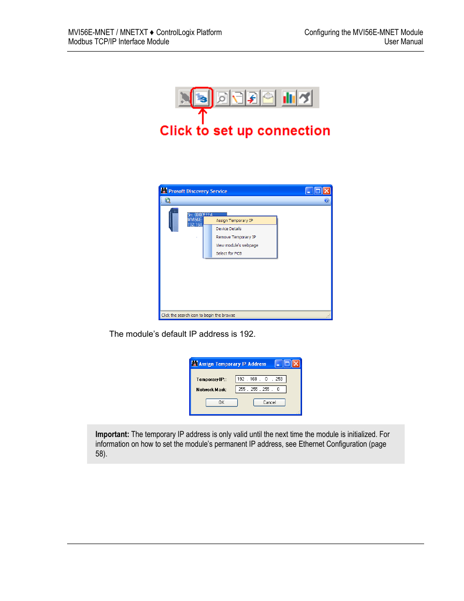 ProSoft Technology MVI56E-MNET/MNETXT User Manual | Page 61 / 181