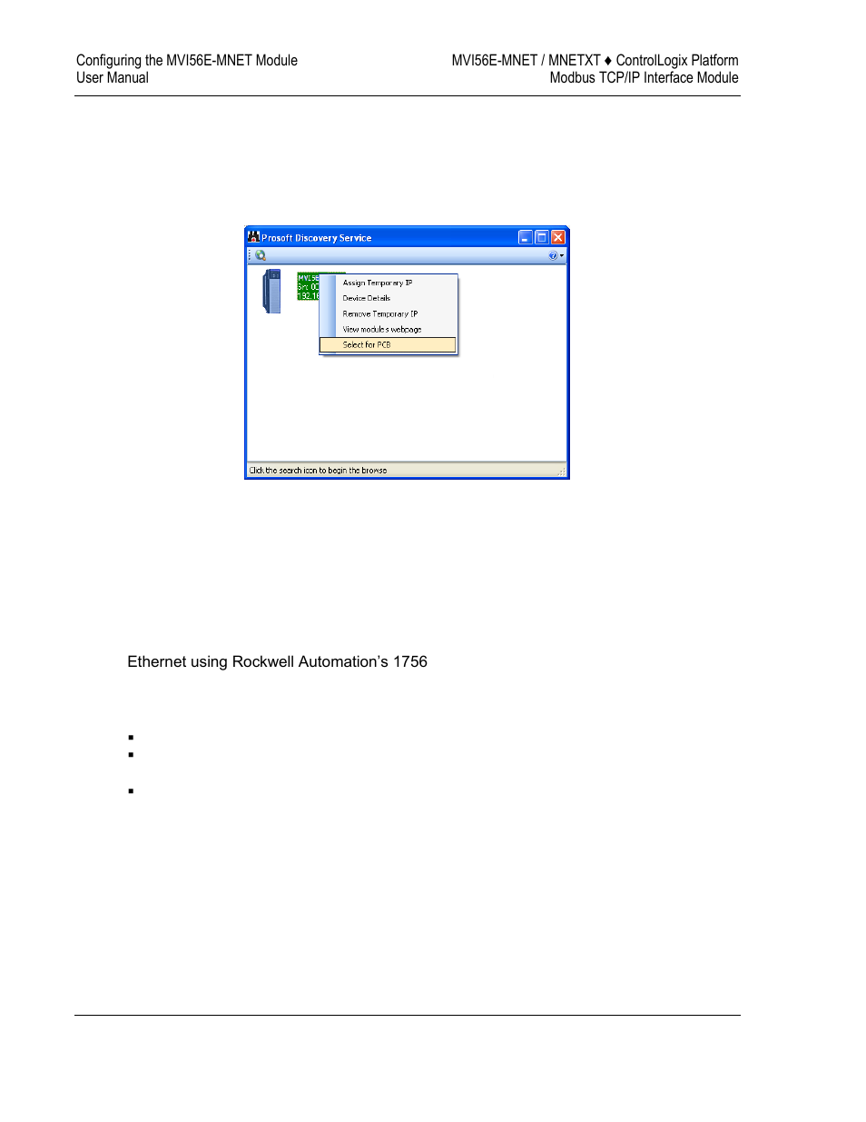 ProSoft Technology MVI56E-MNET/MNETXT User Manual | Page 64 / 181