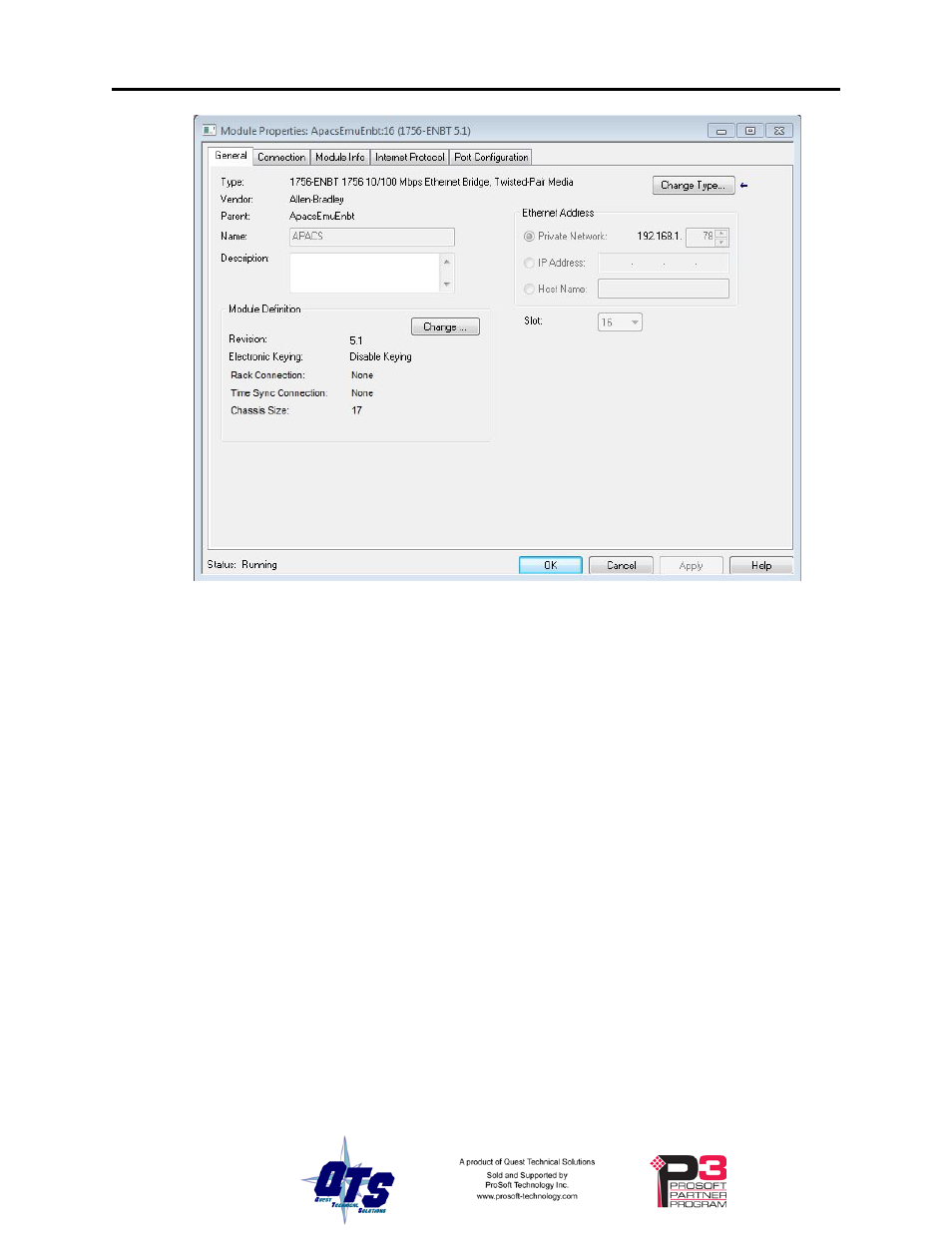 Connection for sint data | ProSoft Technology CLX-APACS User Manual | Page 16 / 53