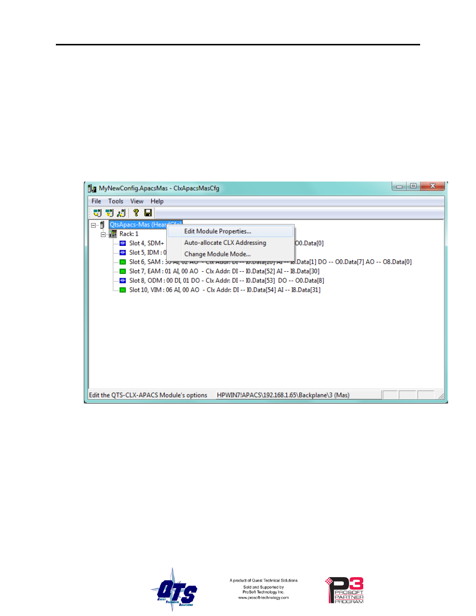 Setting the module name | ProSoft Technology CLX-APACS User Manual | Page 38 / 53