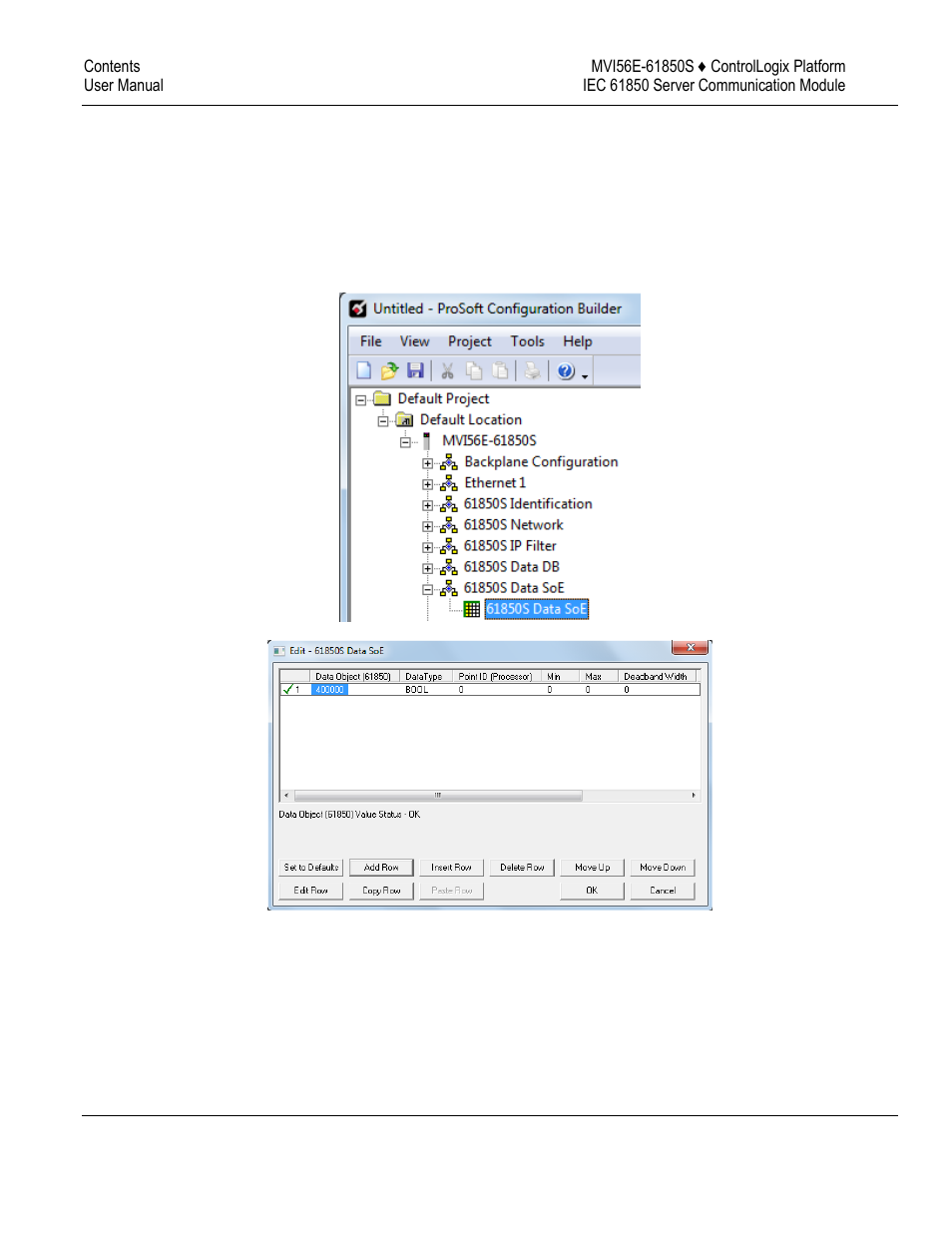 61850s data soe | ProSoft Technology MVI56E-61850S User Manual | Page 30 / 81