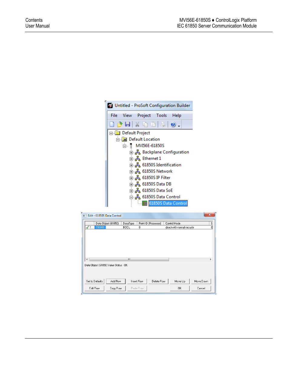 61850s data control | ProSoft Technology MVI56E-61850S User Manual | Page 32 / 81