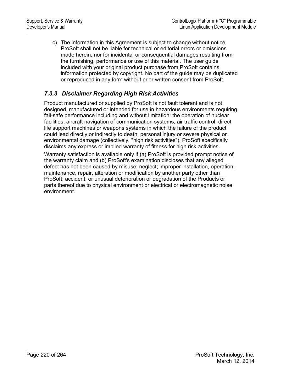 ProSoft Technology MVI56E-LDM User Manual | Page 226 / 264
