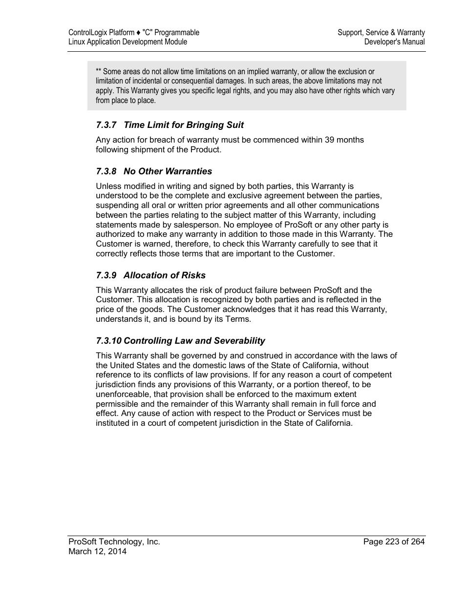 ProSoft Technology MVI56E-LDM User Manual | Page 229 / 264