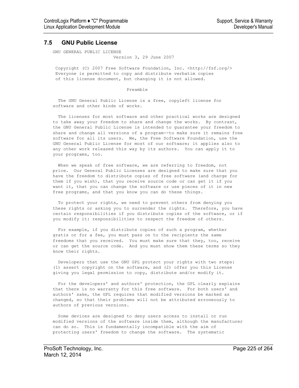 ProSoft Technology MVI56E-LDM User Manual | Page 231 / 264