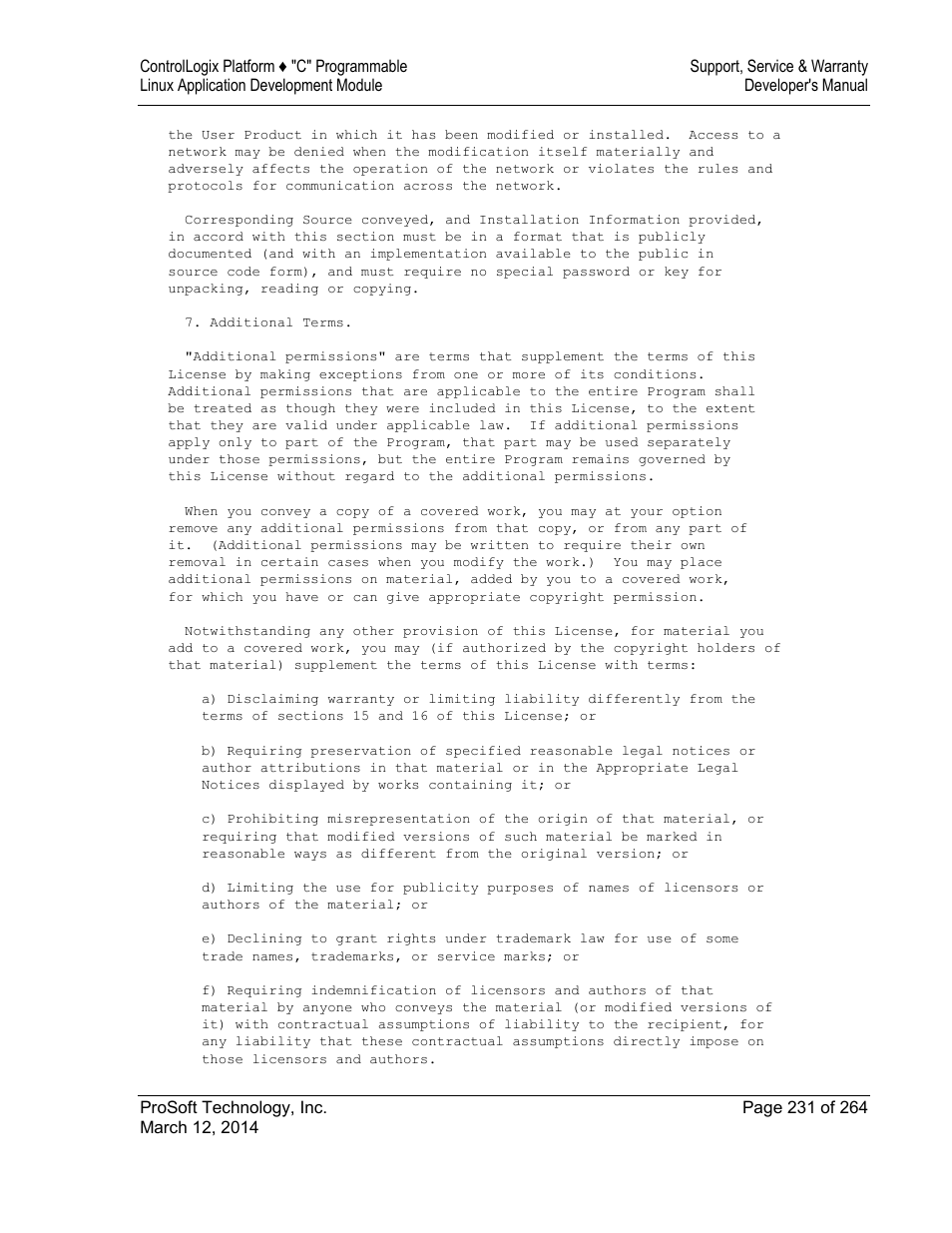 ProSoft Technology MVI56E-LDM User Manual | Page 237 / 264