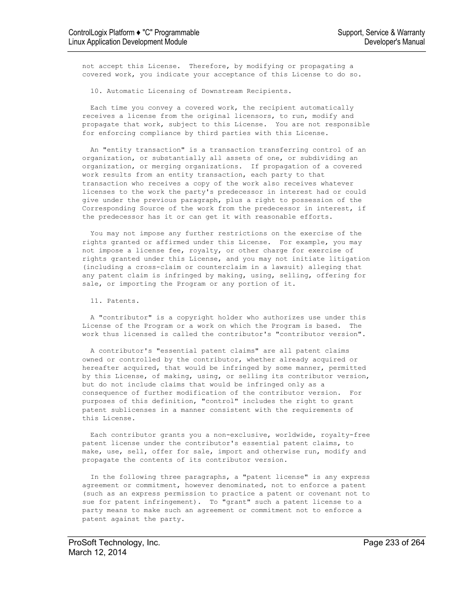 ProSoft Technology MVI56E-LDM User Manual | Page 239 / 264