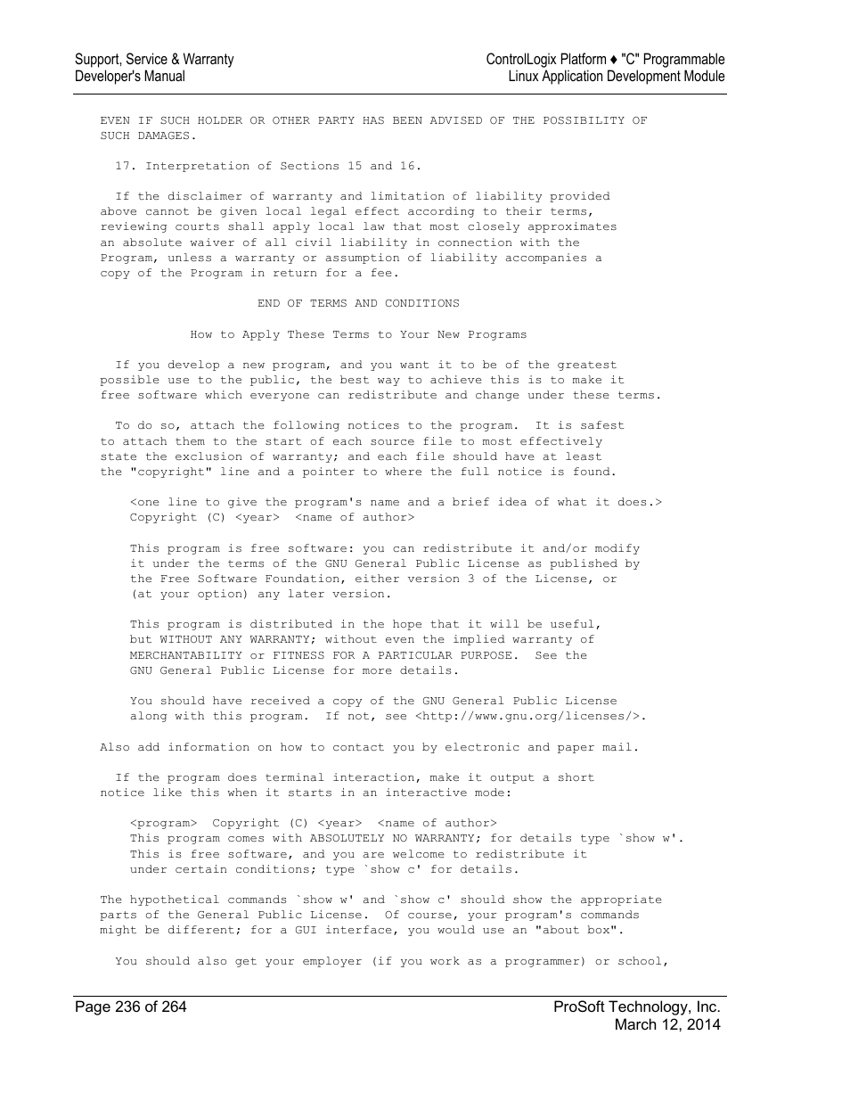 ProSoft Technology MVI56E-LDM User Manual | Page 242 / 264