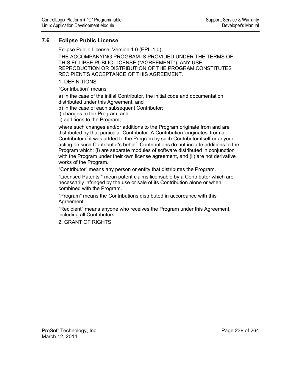 ProSoft Technology MVI56E-LDM User Manual | Page 245 / 264
