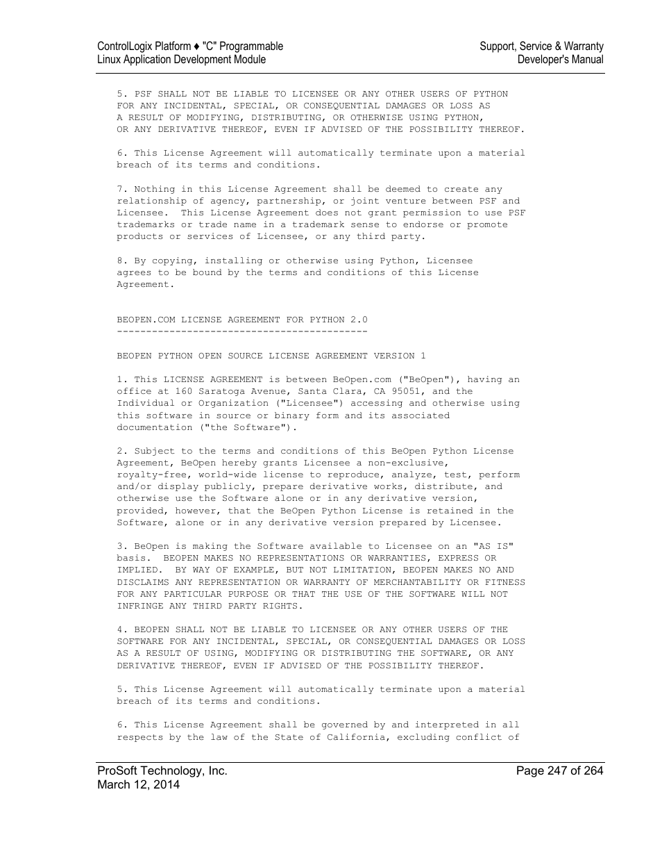 ProSoft Technology MVI56E-LDM User Manual | Page 253 / 264