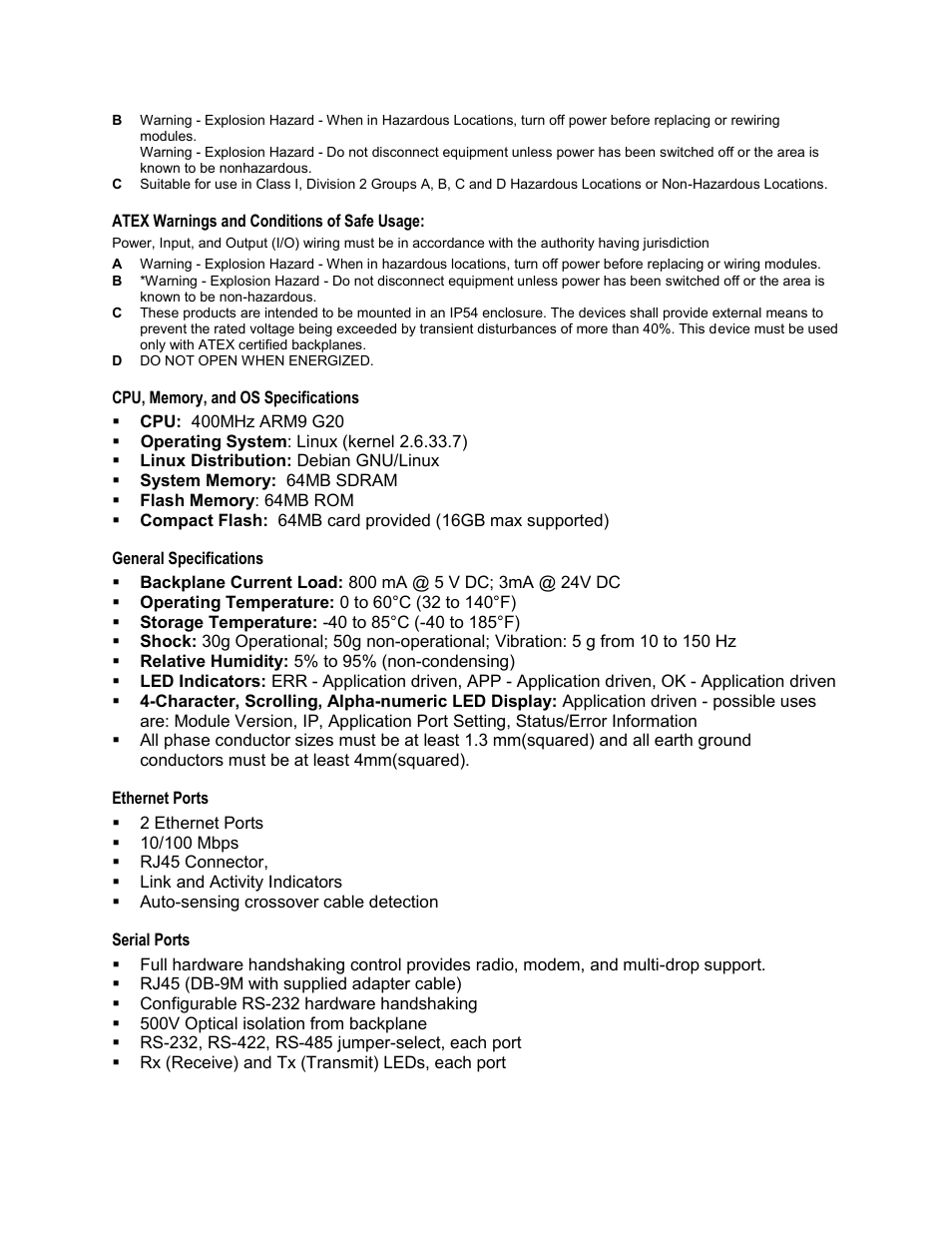 ProSoft Technology MVI56E-LDM User Manual | Page 3 / 264