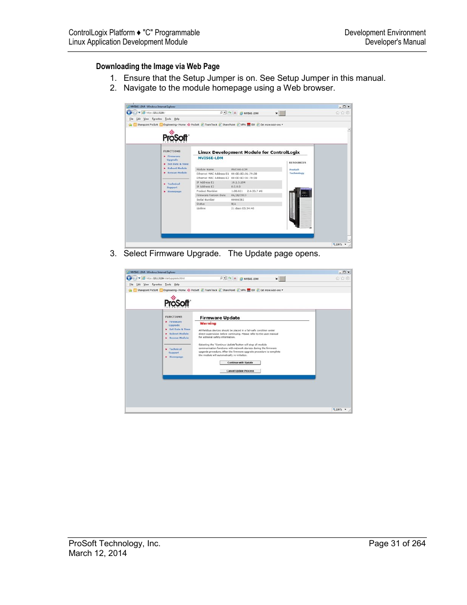 ProSoft Technology MVI56E-LDM User Manual | Page 37 / 264