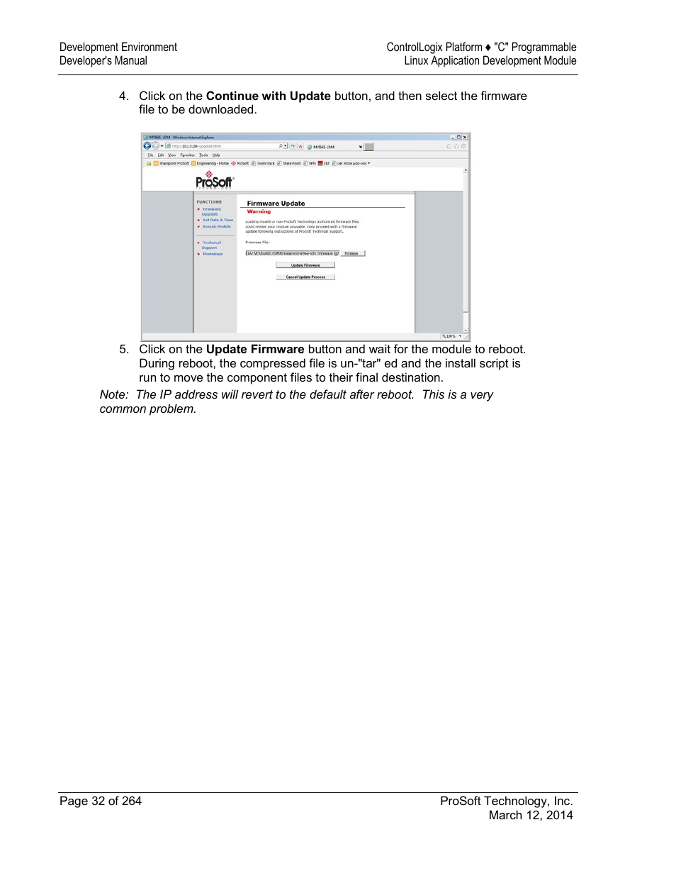 ProSoft Technology MVI56E-LDM User Manual | Page 38 / 264