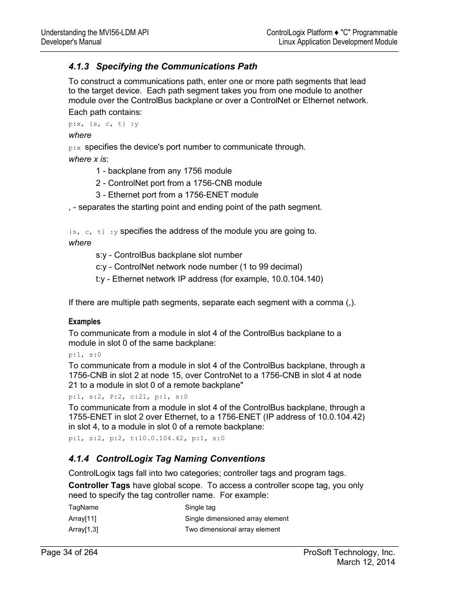 ProSoft Technology MVI56E-LDM User Manual | Page 40 / 264