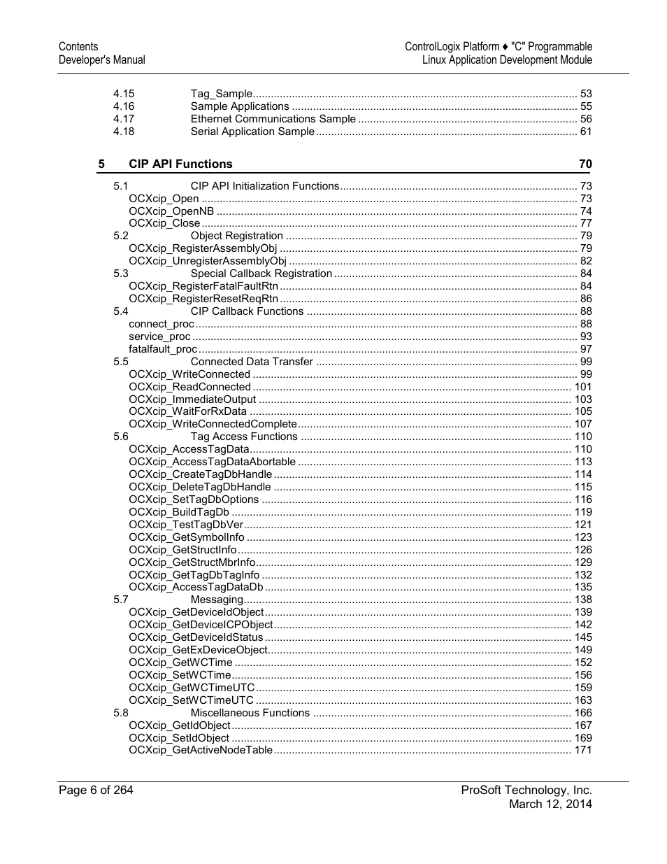 ProSoft Technology MVI56E-LDM User Manual | Page 6 / 264