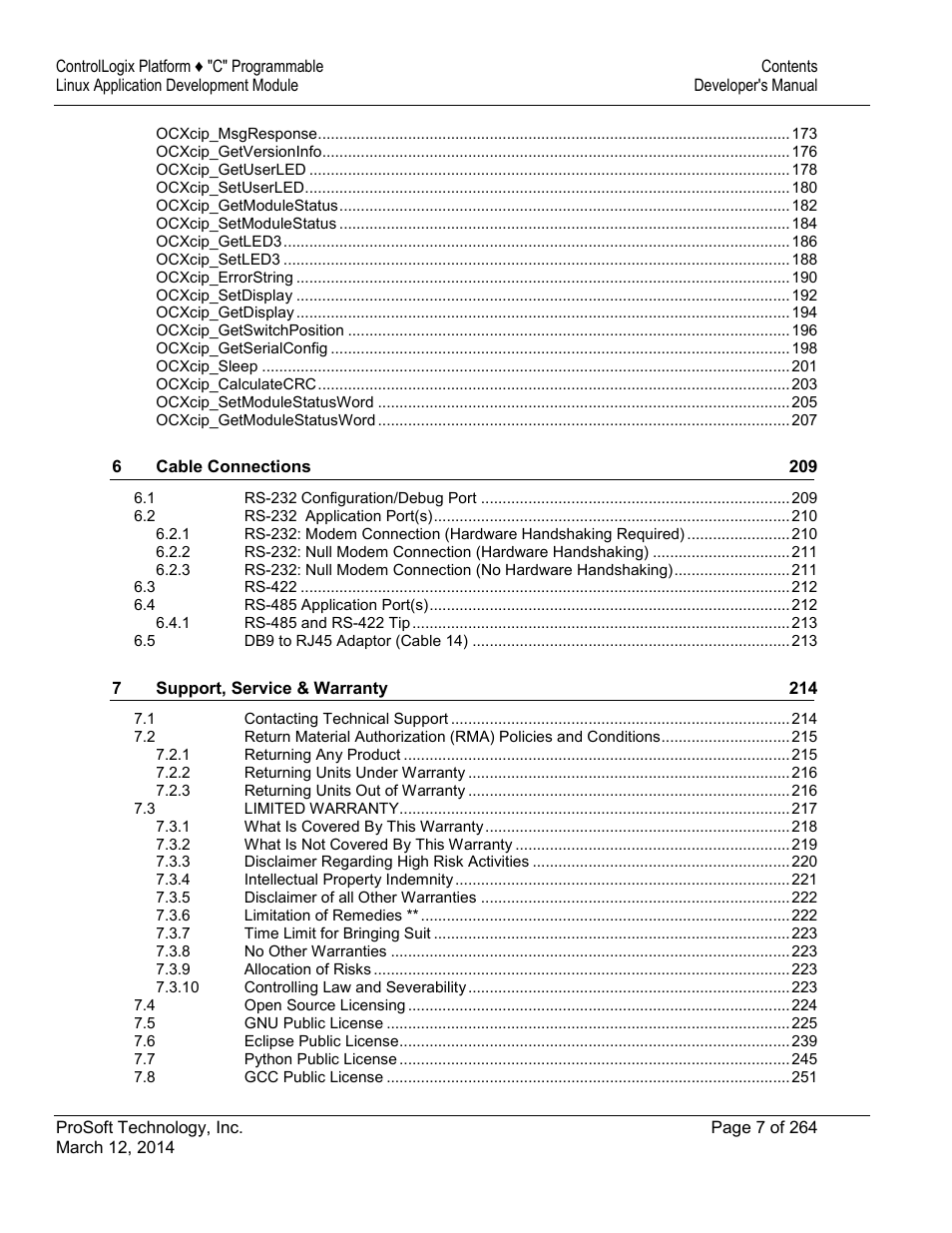 ProSoft Technology MVI56E-LDM User Manual | Page 7 / 264
