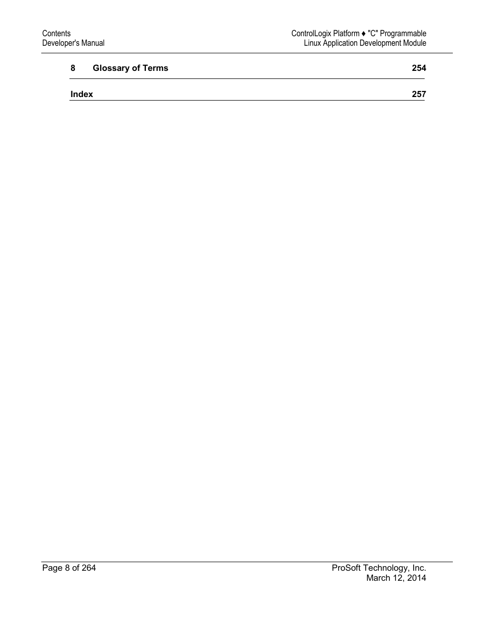 ProSoft Technology MVI56E-LDM User Manual | Page 8 / 264