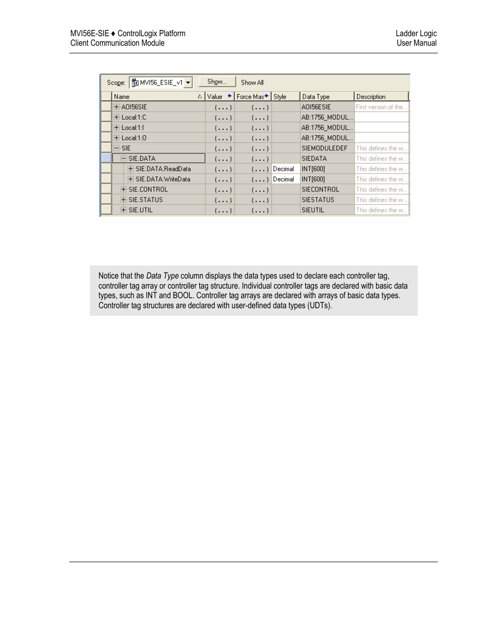 ProSoft Technology MVI56E-SIE User Manual | Page 105 / 168